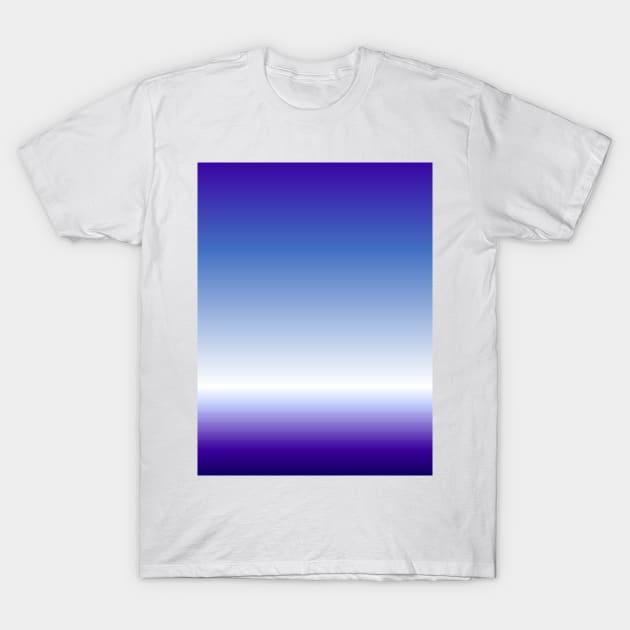 preppy girly trendy abstract royal blue purple ombre T-Shirt by Tina